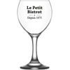 Image de TREND'UP - Verre à pied Bistrot transparent et cristal - 6,5x6,5x14,69cm OS