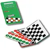 Image de Oberthur - 1 Jeu de Dame Magnétique pour Voyage - 18,5 x 10,3 x 1,1 cm