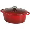 Image de Cocotte ovale en fonte émaillée 4 litres SITRASLOW Tous feux dont Induction