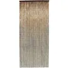Image de Rideau de porte Acajou bâtonnets bambou vernis - 90x200 cm