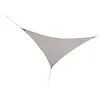 Image de Jardideco - Voile d'ombrage triangulaire 5,00 m taupe - 185g/m²