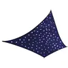 Image de JARDILINE Voile d'ombrage rectangulaire 3x2 m avec LEDs en Ciel étoilé - Coloris Bleu Nuit
