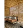 Image de Voile d'ombrage extérieur rectangulaire en coco L.3 x l.2 m