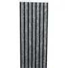 Image de Rideau de porte Florence chenilles 90x220 cm - gris noir