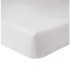 Image de Drap Housse 160x200 +30 cm Percale de Coton Blanc
