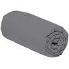 Image de Drap Housse 180x200 +30 cm Percale de Coton Gris
