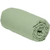 Image de Home Collection - Drap housse en percale de coton bonnet 30 cm sauge 140x190 cm
