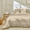 Image de Home Collection - Parure housse de couette 100% Gaze de Coton lin 260x240 cm