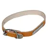 Image de Martin Sellier Collier Rive 22/55 Naturel Cuir Vachette