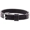 Image de Martin Sellier - Collier en cuir noir double épaisseur Martin Sellier