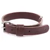 Image de Martin-Sellier - Collier pour chien - marron cuir double (75cm x 35mm)