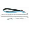 Image de Laisse turquoise pour chiens avec chaine fine Martin Sellier