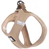 Image de Martin Sellier Harnais Chien Mesh Haute qualité à répartition Uniforme Grand Confort Boucle Rapide Bandes réflechissantes (XS, Beige)
