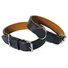 Image de Martin-Sellier - Collier pour chien - cuir - Black & Tan (60cm x 35mm)
