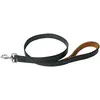 Image de Martin-Sellier - Laisse pour chien - cuir - Black & Tan (100cm x 25mm)
