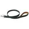 Image de Martin-Sellier - Laisse pour chien - cuir - Black & Tan (100cm x 14mm)