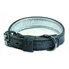Image de Martin-Sellier - Collier pour chien - cuir pleine fleur - Dakota gris (45cm x 25mm)