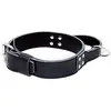 Image de Martin-Sellier - Collier d'intervention pour chien - cuir noir (85cm x 50mm)