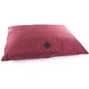 Image de Martin Sellier - Coussin Rouge Forme Oreiller pour Chien Croisette 90 X 70 X 20 Cm - Matière : Polyester - Couleur : Rouge/Gris/Bleu