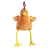 Image de Martin - Martin chien jouet coq peluche orange recyclé