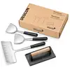 Image de Coffret plancha 4 pièces Stop'Glisse® inox et fonte Déglon