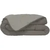Image de CALGARY - Couette Chaude Microfibre 400 gr/m² - Taupe & Lin - 140 x 200 cm