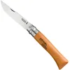 Image de Opinel - N°10 Couteau de Poche en Blister - Lame 10 cm Carbone XC90, Manche Bois de Hêtre, Usage Quotidien, Bague de Sécurité Virobloc - Fabrication Française
