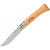 Image de Opinel - N°06 Couteau de Poche en Blister - Lame 7 cm Acier Inox, Manche Bois de Hêtre, Usage Quotidien, Bague de Sécurité Virobloc - Fabrication Française