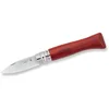 Image de Opinel - N°09 Couteau à Huîtres - Lame 6,5 cm Acier Inox - Manche Padouk - Livret Pédagogique Inclus - Bague de Sécurité Virobloc - Fabrication Française