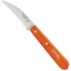 Image de Opinel Couteau à légumes pour adulte en acier inoxydable Sandvik avec manche en bois de hêtre orange