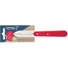 Image de Opinel - Eplucheur pour Fruits et Légumes - Lame Micro-Dentée 6 cm Acier Inox, Manche Charme - Epluche-Légumes, Tomates, Kiwis - Coupe Facile - Rouge