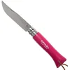 Image de Opinel N°06 Couteau Framboise Avec Lien Cuir