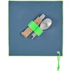 Image de Opinel - Set Complet Picnic + - avec Couteau N°8 en Bois de Hêtre, 2 Inserts Fourchette et Cuillère et Étui-Serviette Microfibre - Fabrication Française