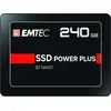Image de EMTEC - Disque Dur SSD Interne 2,5" - SATA - Collection X150 Power Plus - 3D NAND - 240Go - 10x Plus Rapide qu’un Disque Dur Classique - Ultra-Performant