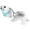 Image de EMTEC, ECMMD16GM334, Clé USB 16 Go avec figurine bébé phoque en caoutchouc souple, design marin ludique, vitesse de lecture 15 Mo/s, écriture 5 Mo/s, pratique et résistante - 16 Go, Bleu
