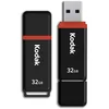 Image de KODAK Clé USB 32Go Classic K102 - USB 2.0, Compatibilité Universelle, Lecture 15MB/s, Écriture 5MB/s, Compactes 54x12x6mm - Noir