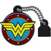 Image de EMTEC, ECMMD16GDCC03, Clé USB 16 Go Wonder Woman DC Comics, design exclusif en gomme souple, vitesse de lecture 15MB/s, écriture 5MB/s, avec chaîne de maintien - Taille : 16 Go, Couleur : Multicolore