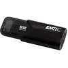 Image de EMTEC - Clé USB Gamme B110 Click Easy 3.2, 512Go - Flash Drive Compatibilité Universelle - Très Rapide - Lecture 20Mo/s et Écriture 10Mo/s - Éco-Design - Noir