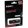Image de Emtec B120 Click Secure Lecteur USB Flash 512 Go USB Type-A 3.2 Gen 2 (3.1 Gen 2) Noir