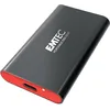 Image de EMTEC - Disque SSD Portable Collection X210 Elite 512Go, 512GB - ECSSD512GX210 - 3D NAND Flash - 3.2 Gen2 - Câble USB-C 3.2 Gen2 vers USB-A Inclus - Boitier en Métal