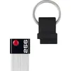 Image de EMTEC - Clé USB 3.2 Nano Ring T100 Capacité 256 Go, 256 GB - Compatibilité Universelle USB 3.0 - ECMMD256GT103 - Design Exclusif avec Anneau Porte Clés - Ultra Fine, Sans Capuchon