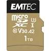 Image de Emtec microSD 1TB UHS-I U3 Classe Vidéo V30 - A2 - Vitesse de Lecture/Ecriture 100/95MB/s - Gamme SpeedIN Pro - ECMSDM1TXC10SP