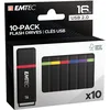 Image de Emtec, Mémoire - Informatique, Clé USB, Clés USB-A K100 3.2, 16GB, ECMMD16GK102P10