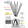 Image de MAISON BERGER - Bouquet Parfumé - Modele Glaçon Transparent - 6 Brins Noirs - 21 cm - Recharge de 100 millilitres Incluse - Durée de Diffusion 4 à 6 semaines (Fleur d'Oranger)