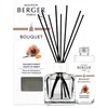 Image de MAISON BERGER - Bouquet Parfumé - Modele Glaçon Transparent - 6 Brins Noirs - 21 cm - Recharge de 100 millilitres Incluse - Durée de Diffusion 4 à 6 semaines (Velours d'Orient)