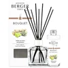 Image de MAISON BERGER - Bouquet Parfumé - Diffuseur Parfum Maison - Terre Sauvage - Modèle Glaçon Transparent - 6 Bâtonnets Noirs - 21 cm - Recharge 100 ML - Diffusion 4 à 6 Semaines - Fabriqué en France