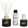 Image de MAISON BERGER Duo Mini Bouquet & Spray d'Intérieur, Verre Laqué, 90ml & 50ml, Durée de Diffusion 3 semaines, 450 a 550 pulvérisations (Lolita Lempicka Black Edition)