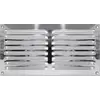 Image de Grille d'aération inox Autogyre à persiennes sans moustiquaire 190 x 100 mm