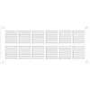 Image de AUTOGYRE - Grille ventilation rectangle extra-plate L : 254 x 110 mm - bBanc