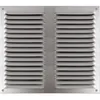 Image de AUTOGYRE - Grille daération métallique - 200x200 mm - Aluminium anodisé